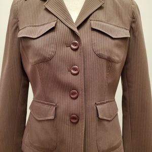 Brand: TAPE.MEASURE Blazer Jacket Brown Sz 4